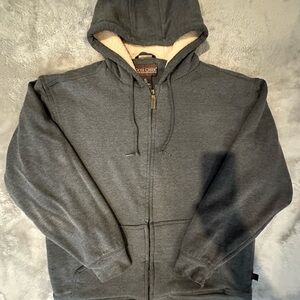 Men's Gray Hooded Sweater